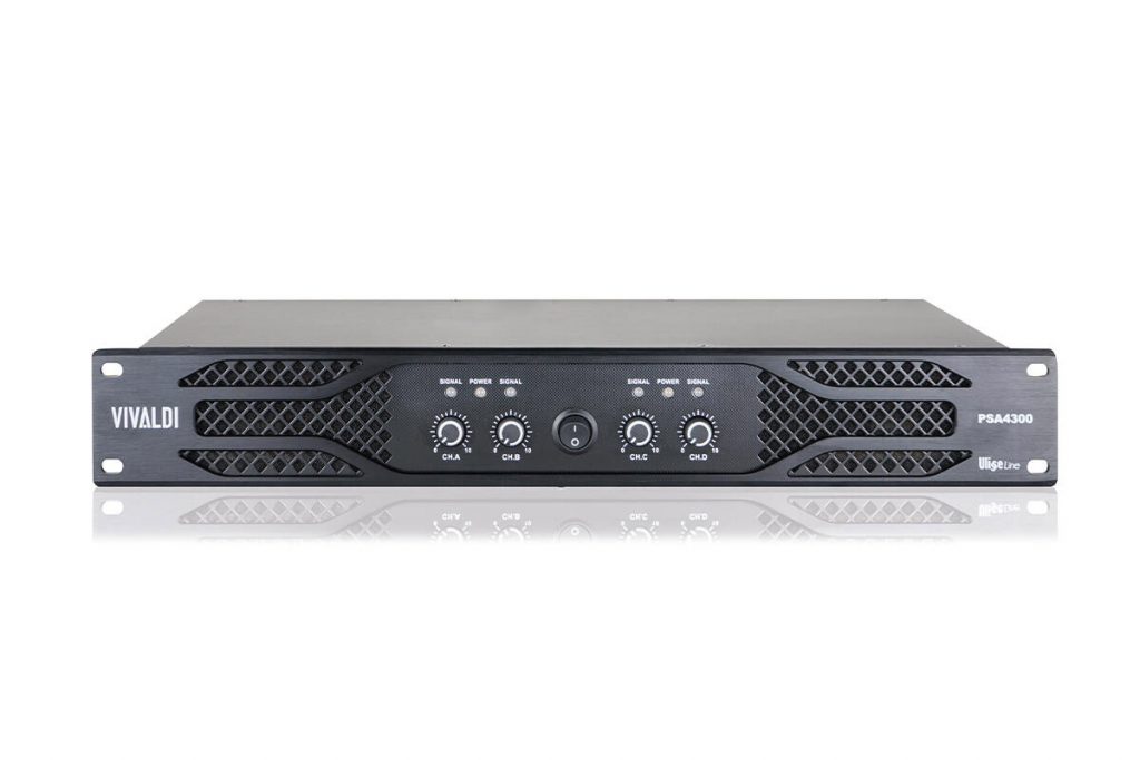 VIVALDI PSA4300 FINALE POTENZA ULISSE 4 CANALI 4-8 OHM 200W AMPLIFICATORE