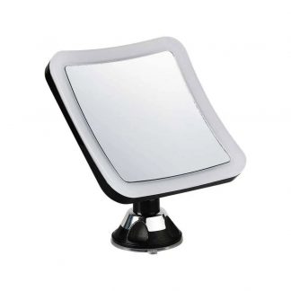 V-Tac SKU6630 Specchio Led Quadrato 3.2W con Ventosa e Ingranditore 16x19CM
