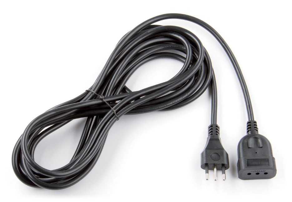 Rober 00108N Prolunga Lineare 3M con Spina Pipa Nera