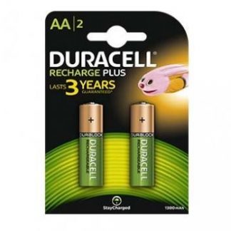 Duracell Batterie Ricaricabili Confezione da 2 Pezzi