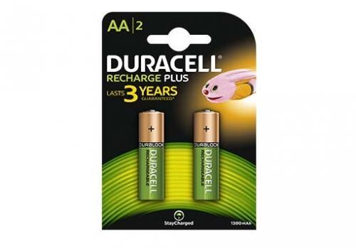 Duracell Batterie Ricaricabili Confezione da 2 Pezzi