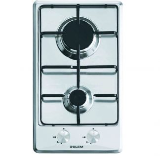 Glem GT32IX Piano Cottura Gas 30CM 2 Fuochi