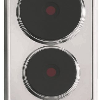 Glem Gas GT320IX Piano Cottura 30CM con 2 Piastre Elettriche