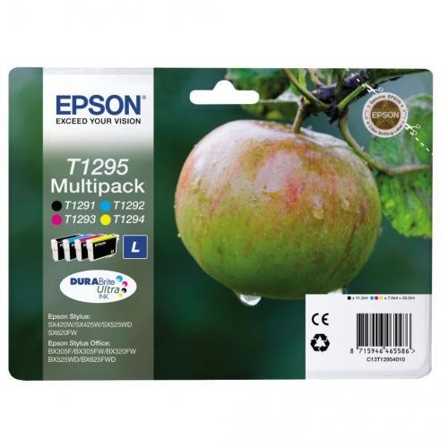 Epson Serie Mela T1295 Multipack 4 Cartucce L Inchiostro Originale