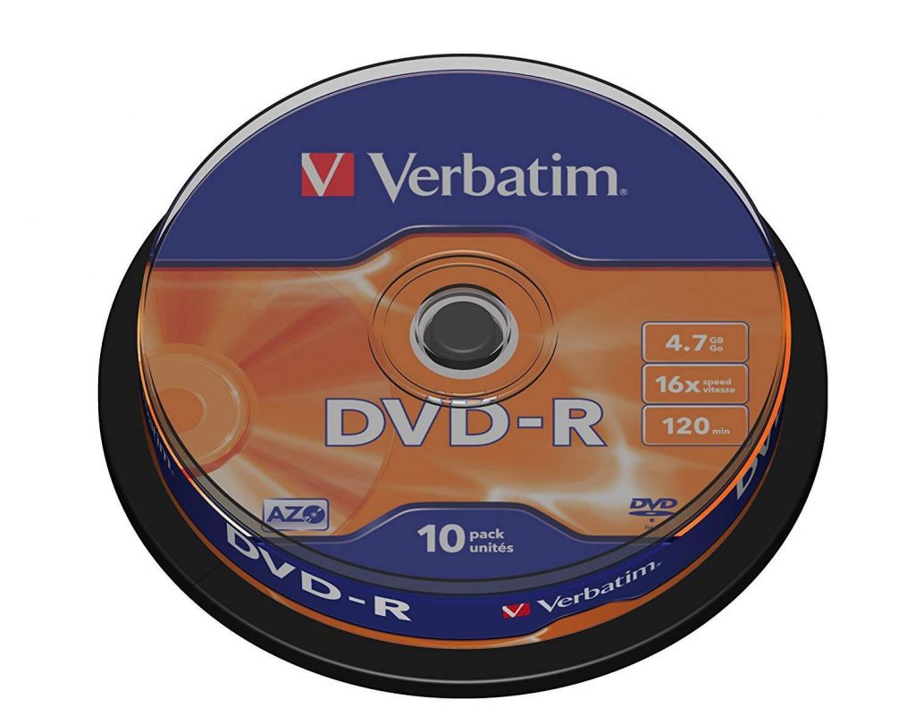 Verbatim DVD-R da 4.7GB 16x Confezione da 10 Pezzi