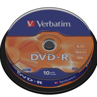 Verbatim DVD-R da 4.7GB 16x Confezione da 10 Pezzi