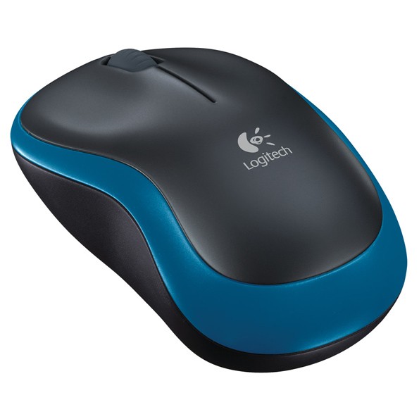Logitech M185 Mouse Wireless Blu con Ricevitore Nano