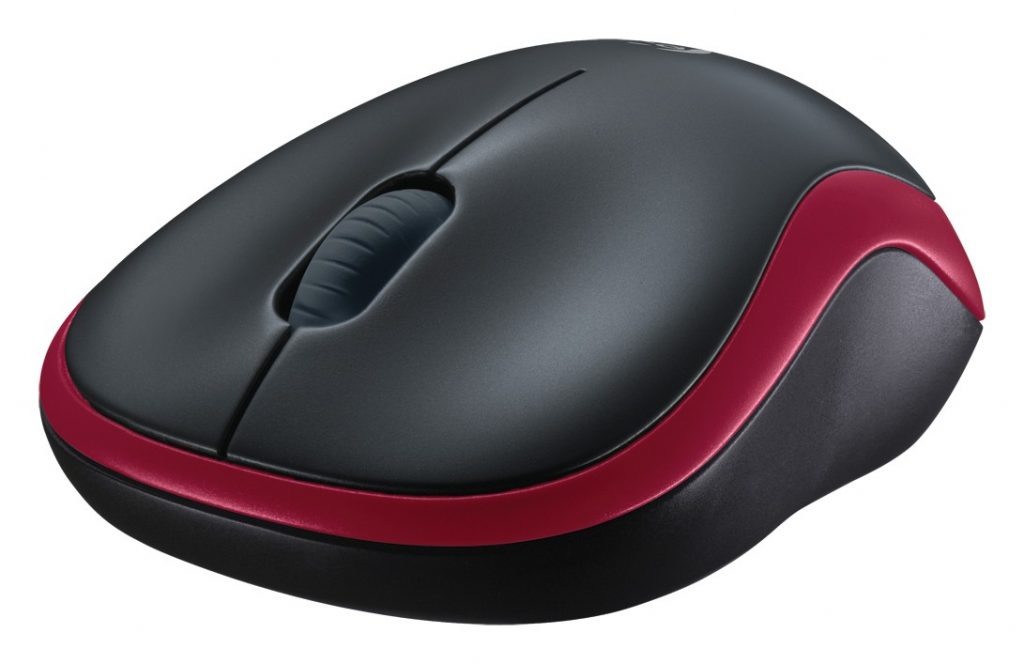 Logitech M185 Rosso Mouse Ottivo Wireless