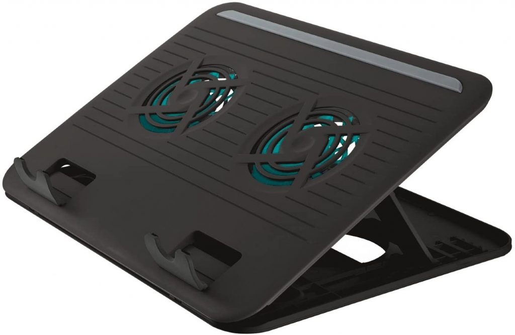 Trust Cyclone Cooling Stand Base di Raffreddamento per Notebook Fino 16 Pollici