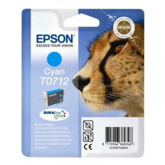 Epson Serie Ghepardo T0712 Ciano Cartuccia Inchiostro Originale
