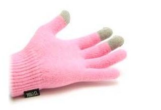i-Tech Gloves Guanti Capacitivi per Dispositivi Touch Screen ROSA - TAGLIA M DD