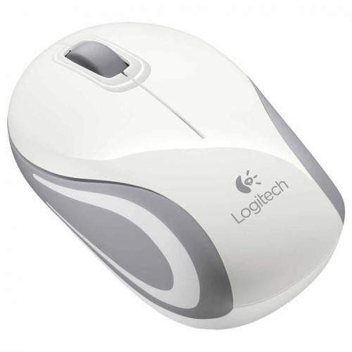 Logitech M187 Bianco Mini Mouse Wireless