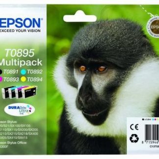 Epson Serie Scimmia T0895 Multipack 4 Cartucce M Inchiostro Originale