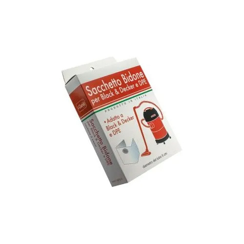 I-Genio 975 Sacchetti Universali in Microfibra per Bidoni Black Decker 2 Pezzi