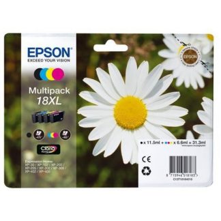 Epson Serie Margherita 18 XL Multipack 4 Cartucce Inchiostro Originale