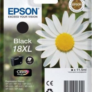 Epson Serie Margherita 18 XL Nero Cartuccia Inchiostro Originale