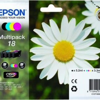 Epson Serie Margherita 18 Multipack 4 Cartucce Inchiostro Originale