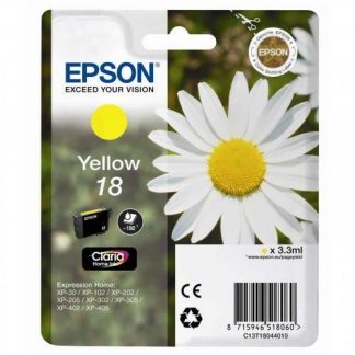 Epson Serie Margherita 18 Giallo Cartuccia Inchiostro Originale