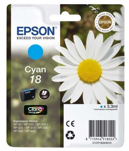 Epson Serie Margherita 18 Ciano Cartuccia Inchiostro Originale