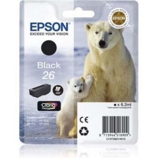Epson Serie Orso Polare 26 Nero Cartuccia Inchiostro Originale