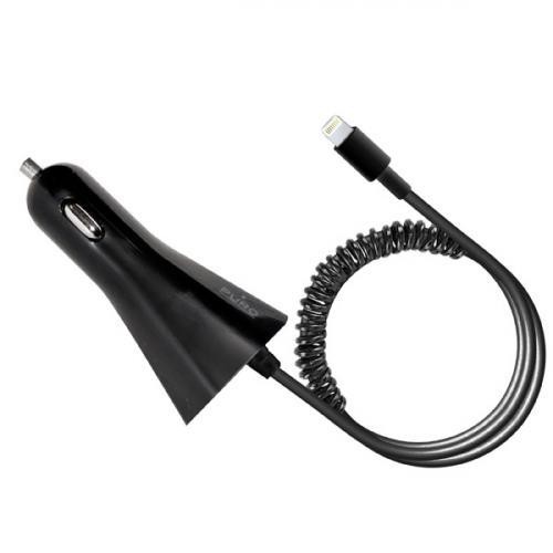 Puro Carica Batteria da Auto Nero Compatibile con Dispositivi Apple