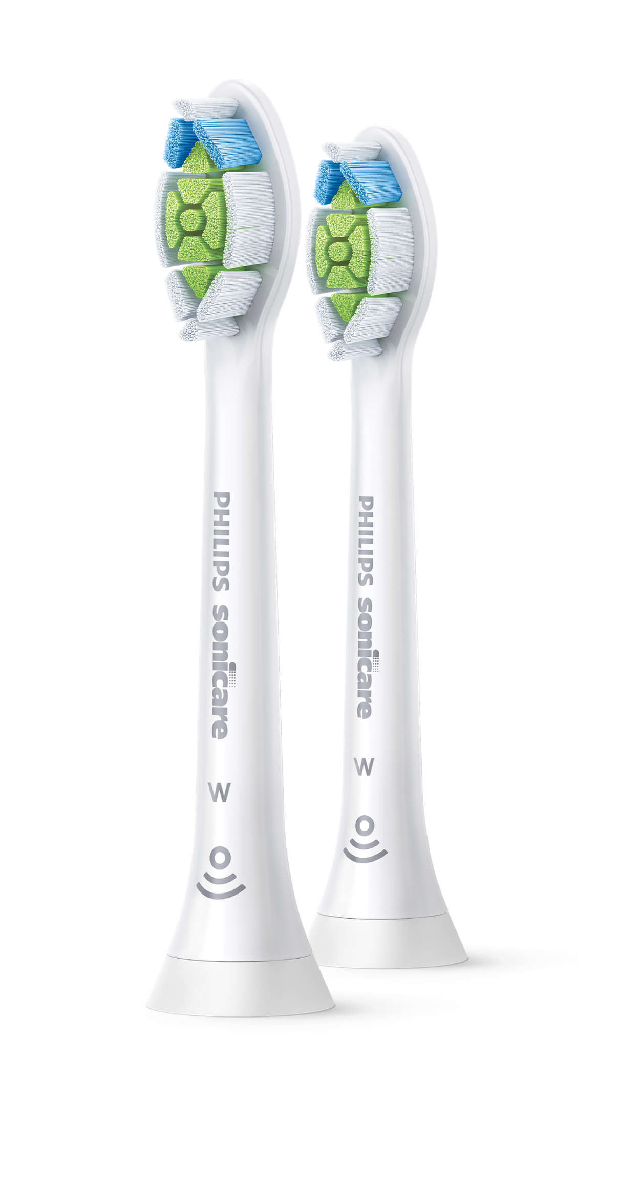 Philips HX6062 Confezione Testine Bianche per Spazzolino Sonico 2 Pezzi