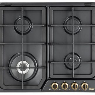 De Longhi ANF46PRO Piano Cottura Gas 60cm 3 Fuochi 1 Triplo Corona Antracite