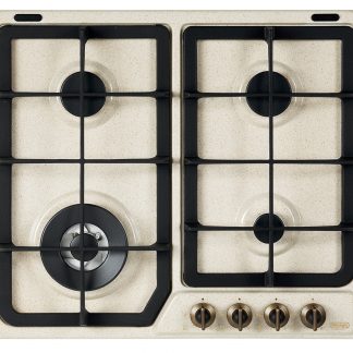 De Longhi AVF46PRO Avena Piano Cottura a Gas 60CM 4 Fuochi con Griglie in Ghisa