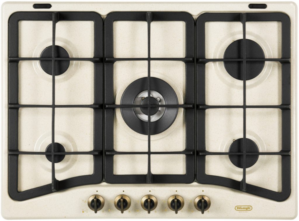 De Longhi AVF57PRO Avena Piano Cottura Gas 70CM 4 Fuochi 1 Triplo Corona Avena