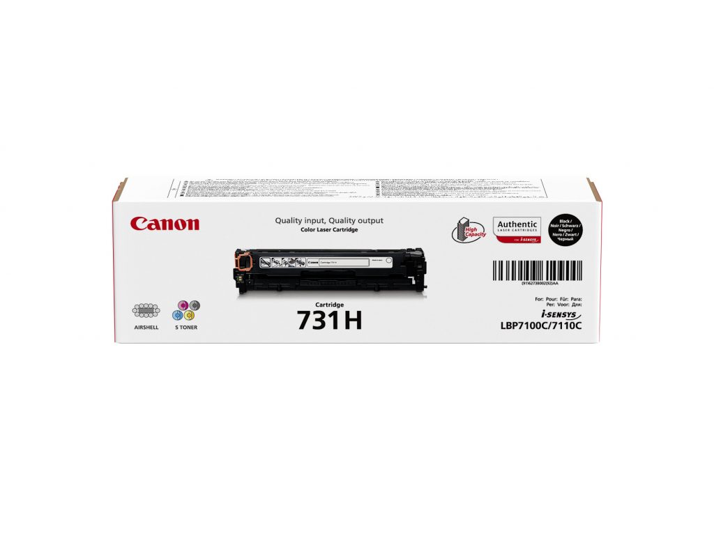 Canon 731BK Toner Nero Per Stampanti i-SENSYS MF628CW e i-SENSYS MF623CN