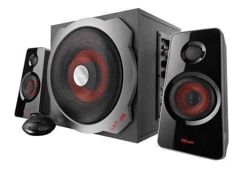 Trust GXT38 Set Altoparlanti 2.1 con Subwoofer in Legno e Potenza di 60W RMS