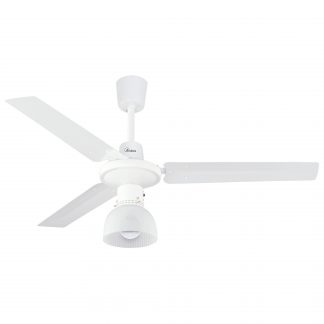 Ardes Cloud 120L Ventilatore a Soffitto Bianco 3 Pale Reversibili con Luce
