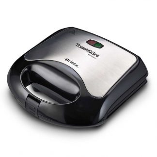 Ariete Toast Grill Easy Sandwich Maker con Piastre Rigate Antiaderenti