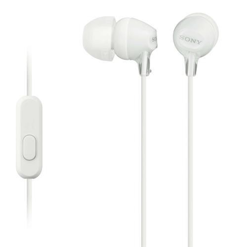 Sony MDR-EX15APWZ Bianche Cuffie Auricolari con Microfono