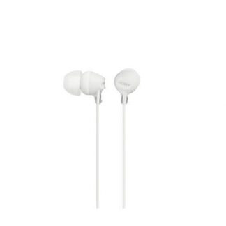 Sony MDR-EX15LP Cuffia Auricolare In Silicone Bianco