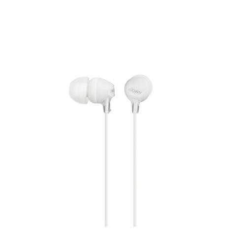 Sony MDR-EX15LP Cuffia Auricolare In Silicone Bianco