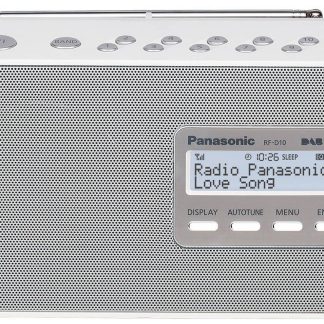 Panasonic RFD10EGW Bianco Radio Compatibile DAB/DAB+