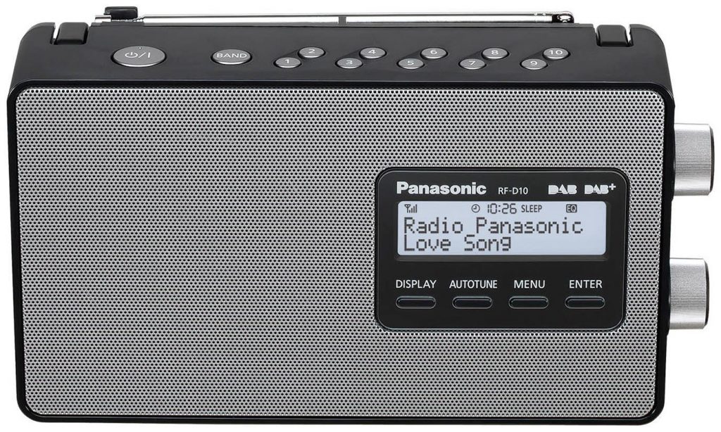 Panasonic RFD10EGK Nero Radio Compatibile DAB/DAB+