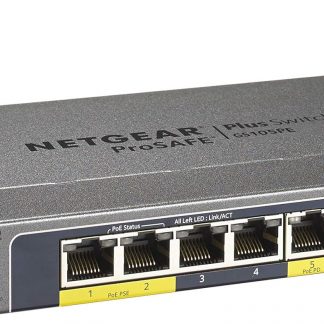 Netgear GS105PE100EUS Switch 5 Porte PoE LAN 10-100-1000 Gigabit