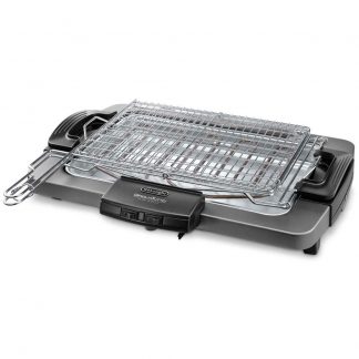De Longhi BQ 60.X Barbecue Elettrico con Doppia Griglia