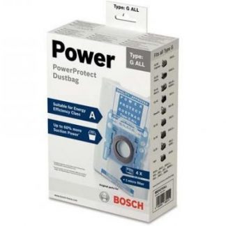 Bosch BBZ41FGALL Confezione da 4 Sacchetti per Aspirapolvere Modello Ecodesign