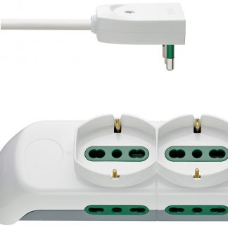 Vimar FP00530CB Presa Mobile 3 Multipla 2P-T 16 A 250 V Cavo da 1.5MT