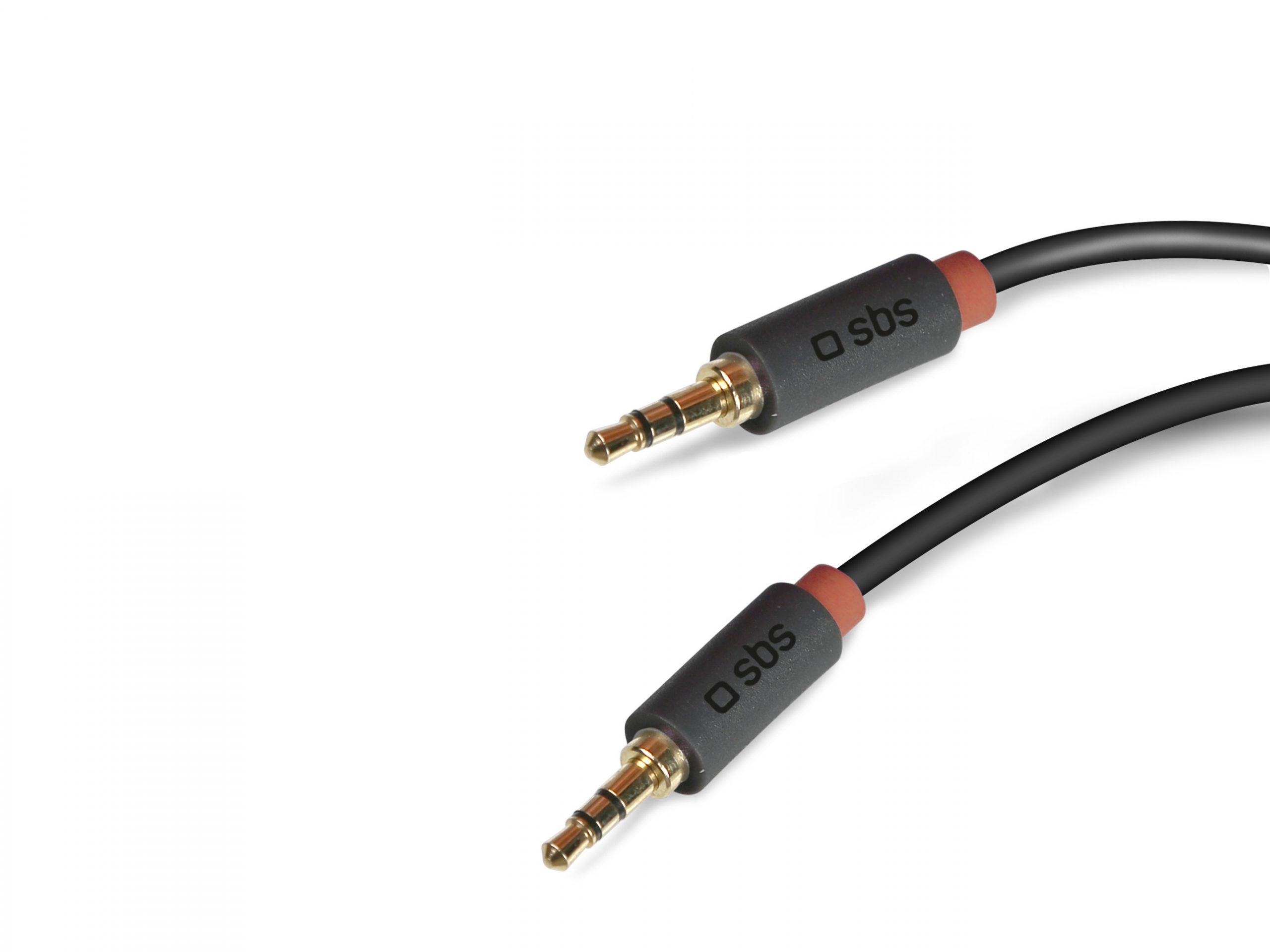 SBS TECABLE35KR Cavo Stereo Jack 3.5 MM a Jack 3.5 MM 1.5M