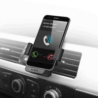 SBS TE0UCH10A Supporto Auto Per Smartphone con Attacco Adesivo e Clip