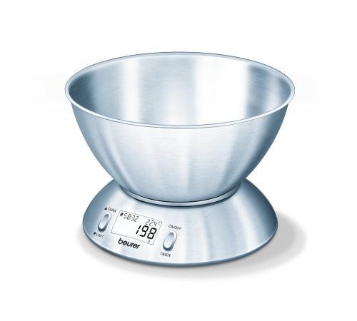 Beurer KS54 Bilancia da Cucina con Ciotola Portata Max 5 Kg