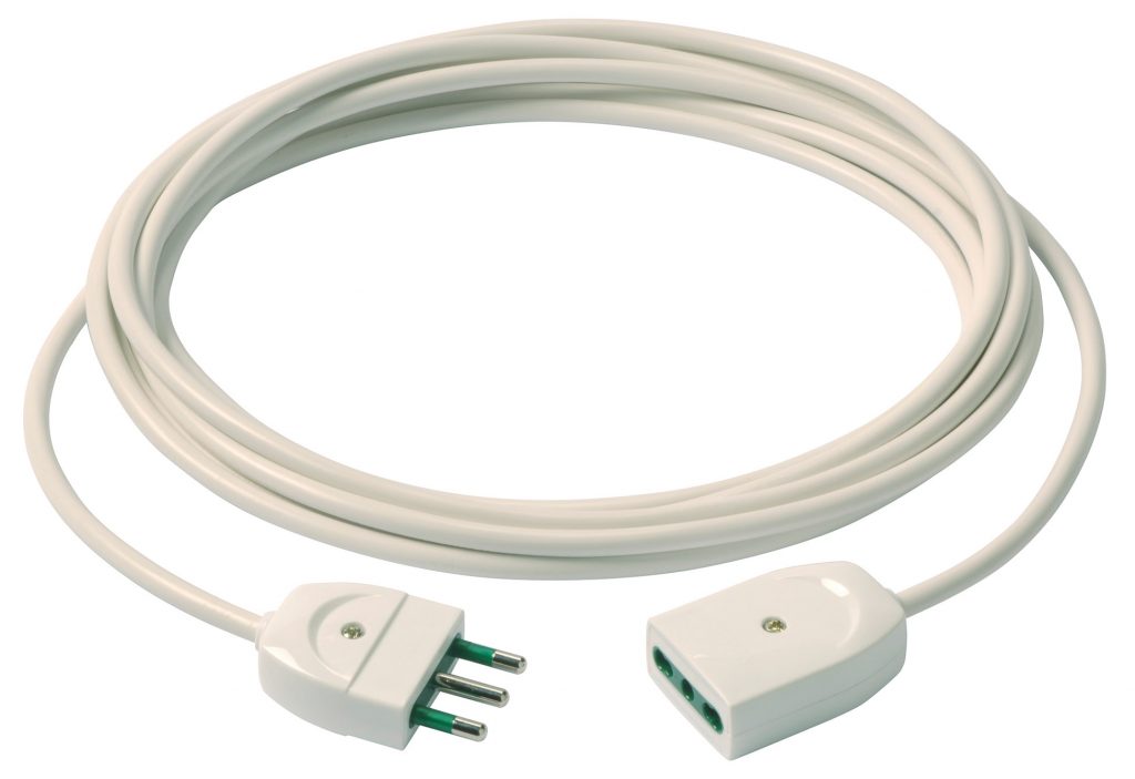 Vimar 0P32387B Cavo Prolunga 3G1 5M Bianco