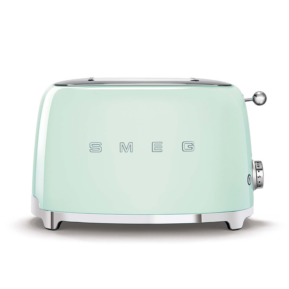 Smeg TSF01PGEU Verde Tostapane a 2 Scomparti 2 Fette 950W Stile Retro