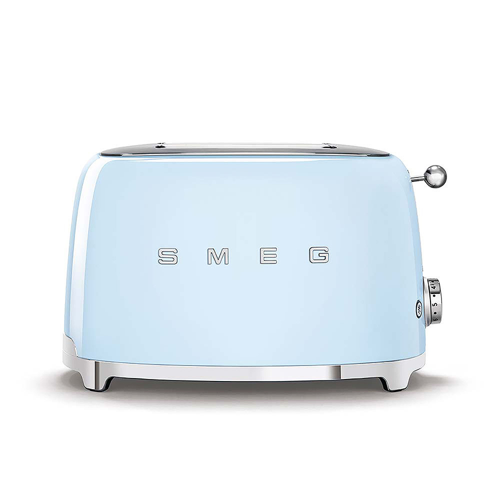 Smeg TSF01PBEU Azzurro Tostapane a 2 Scomparti 2 Fette 950W Stile Retro