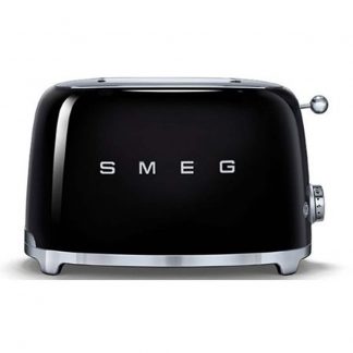 Smeg TSF01BLEU Nero Tostapane a 2 Scomparti 2 Fette 950W Stile Retro
