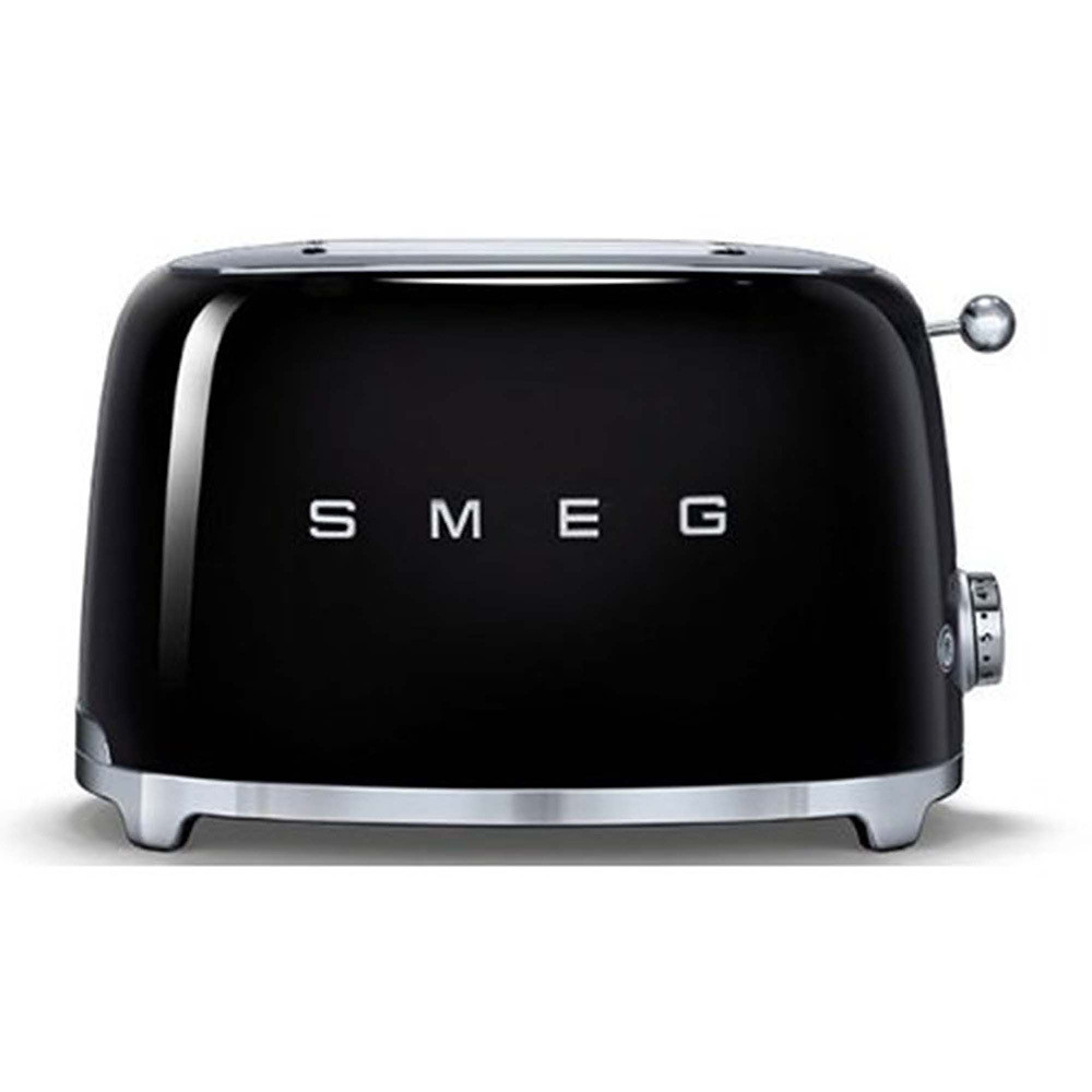 Smeg TSF01BLEU Nero Tostapane a 2 Scomparti 2 Fette 950W Stile Retro